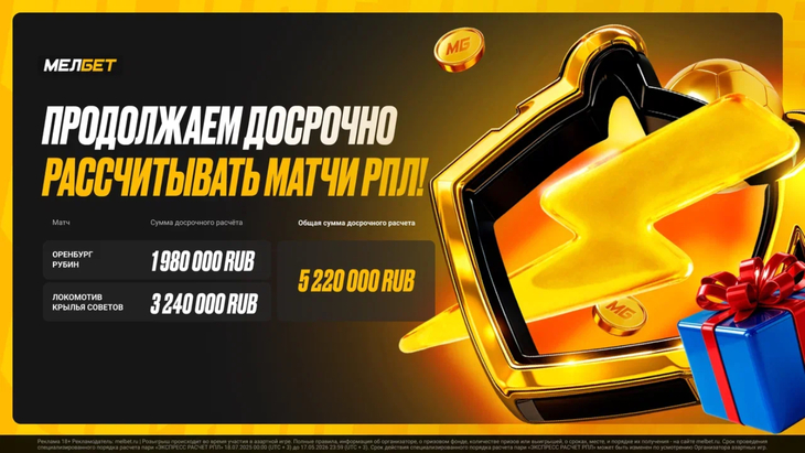 Мелбет продолжает реализовывать «Экспресс расчёт РПЛ» Мелбет продолжает реализовывать «Экспресс расчёт РПЛ»