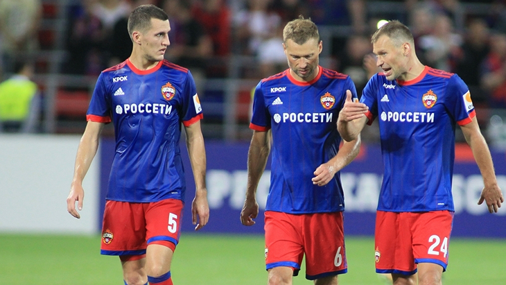 Футболисты ЦСКА