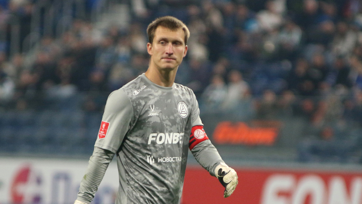 Сергей Волков — голкипер «Акрона» Сергей Волков — голкипер «Акрона»
