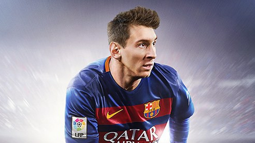Обложка общемирового издания игры FIFA 16 Обложка общемирового издания игры FIFA 16