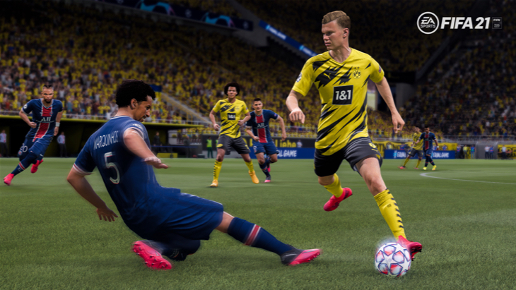 Кадры из трейлера FIFA 21