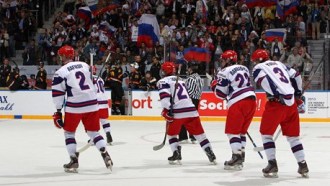 Юниорская сборная России уступила США Юниорская сборная России уступила США