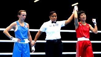 Елена Савельева и Канкан Рен