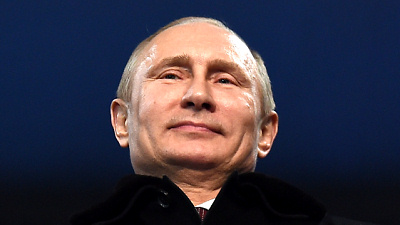 Владимир Путин на церемонии открытия Игр в Сочи Владимир Путин на церемонии открытия Игр в Сочи