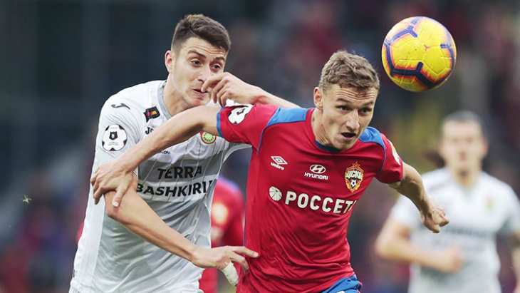 Прогноз и ставки на ЦСКА — «Уфа»